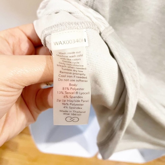CALIA Effortless Heather Sleeveless Zip Hoodie XS - Picture 10 of 13